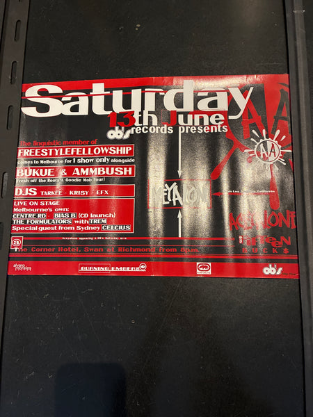 Freestyle Fellowship Melbourne Show Poster