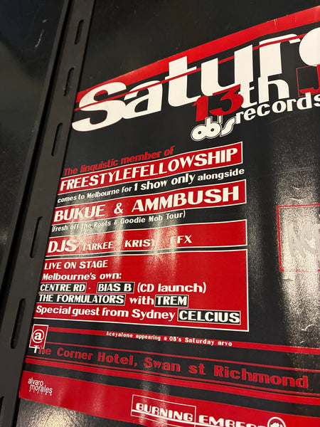 Freestyle Fellowship Melbourne Show Poster