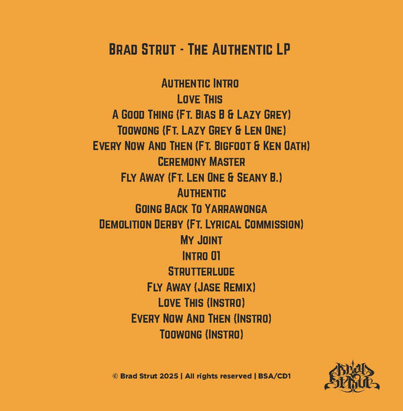 Brad Strut Discography CD Pack (7)