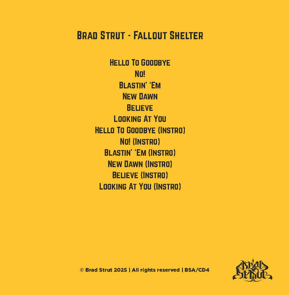 Brad Strut Discography CD Pack (7)