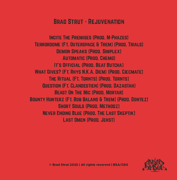 Brad Strut Discography CD Pack (7)