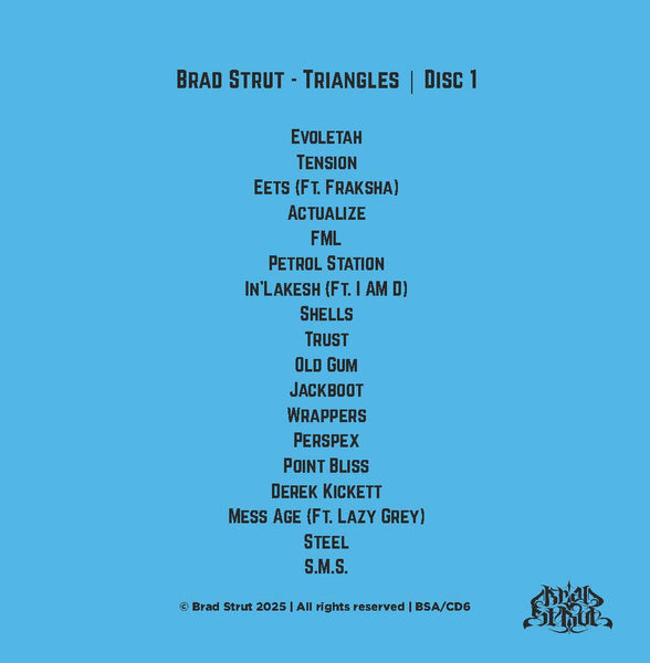 Brad Strut Discography CD Pack (7)
