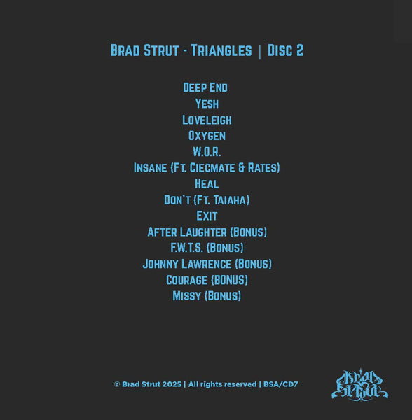 Brad Strut Discography CD Pack (7)