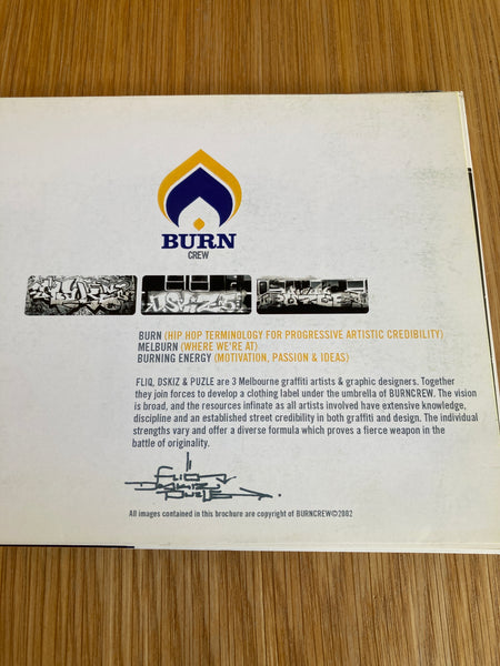 Nobody Creative Presents..Burn (Booklet)
