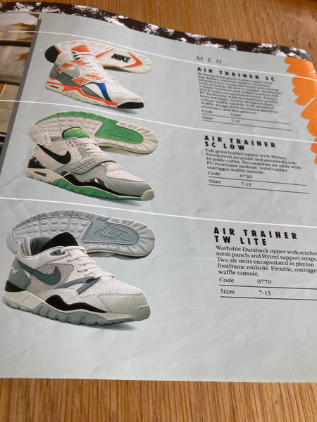 Footwear Spring 1990 Nike Air Catalogue/ Australia